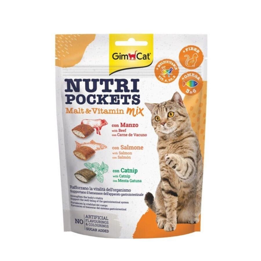 Gimcat Nutripockets Kedi Ödülü Malt Ve Multivitamin 150 GR | SRC: Barcode: 4002064400693